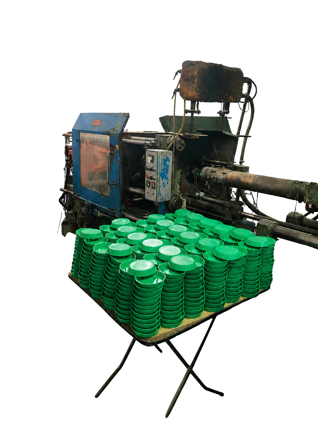 Producción de piezas plásticas verdes